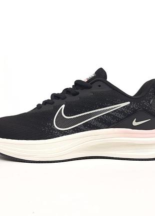 Женские кроссовки nike zoom winflo black white