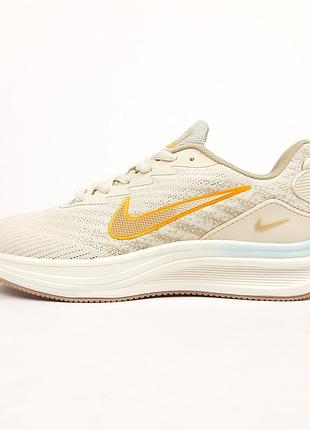 Женские кроссовки nike zoom winflo beige orange