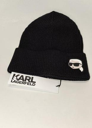 Оригинальная шапка karl lagerfeld