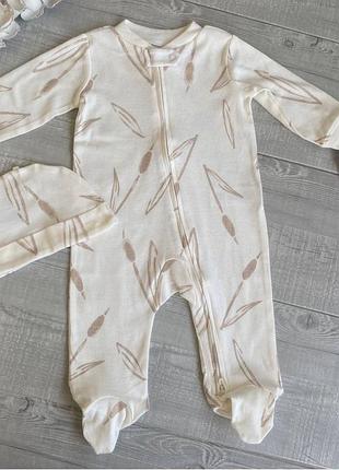 Чоловічок сліп з шапочкою комбінезон ромпер 62 розмір carters next h&m george