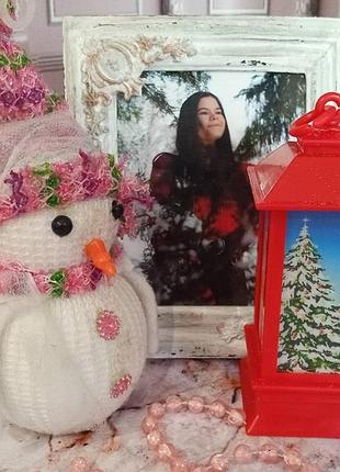 Рождественский фонарь «елочка в свете надежды»5 фото