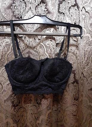 Бюстгальтер топ hm 70c с пуш апом