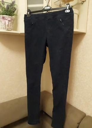 Синие джеггинсы л.хл вельветовые