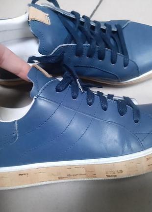 Кожаные кроссовки roberto santi р.39-40/кожаные кроссовки