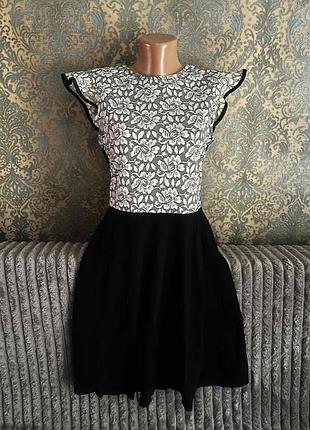 Красивое платье с кружевом в стиле винтаж р, 46/48