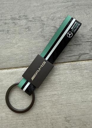 Брелок  mercedes amg petronas