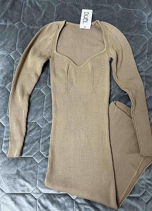 Сукня в рубчик 2