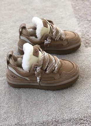Ugg lowmel beige sneakers оригинал р.37