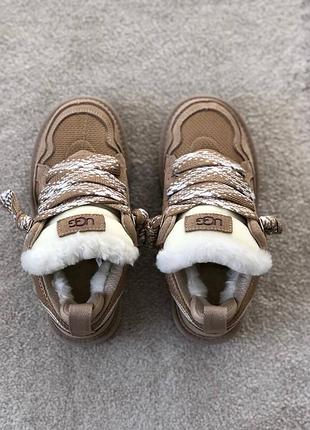 Ugg lowmel beige sneakers оригинал р.37