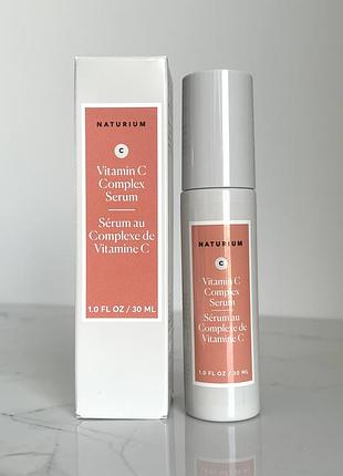 Сироватка для обличчя з вітаміном c naturium vitamin c complex serum 30ml
