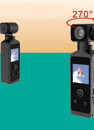Карманная экшн камера 4k ultra hd wifi мини спортивная с поворотом на 270 °
