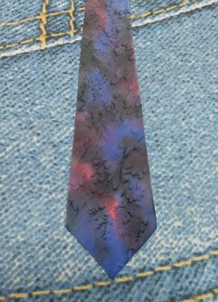 Галстуки шелковые ручная роспись винтажные 80-90е
