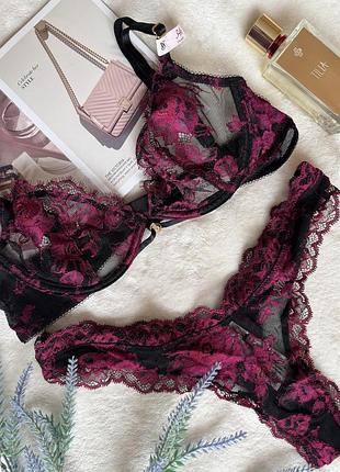 Бюстик трусики комплект victoria’s secret оригинал