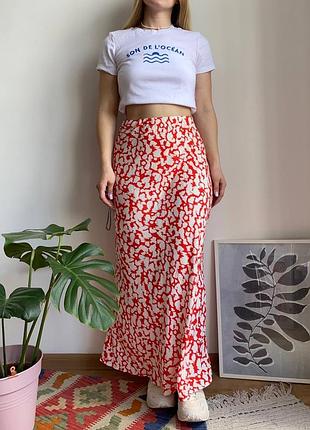 Легкая макси юбка new look