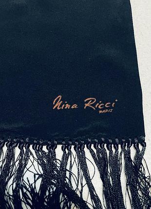 Nina ricci винтаж оригинал шарф шелковый