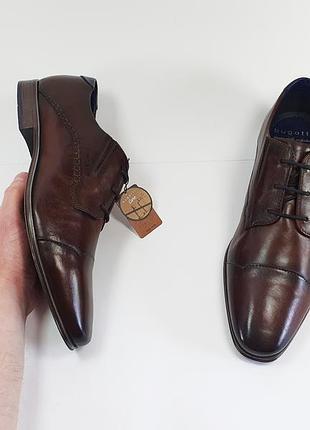 Мужские туфли коричневые bugatti