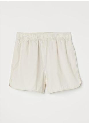Котонові шорти в спортивному стилі h&m