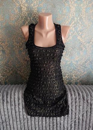 Красиве плаття з рюшами р. s/xs