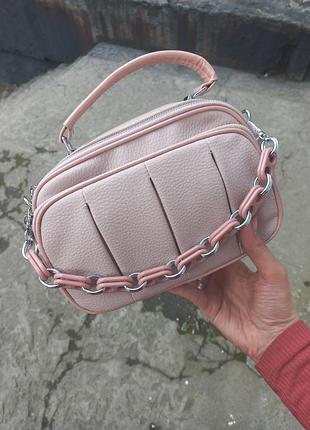Сумка женская розовая