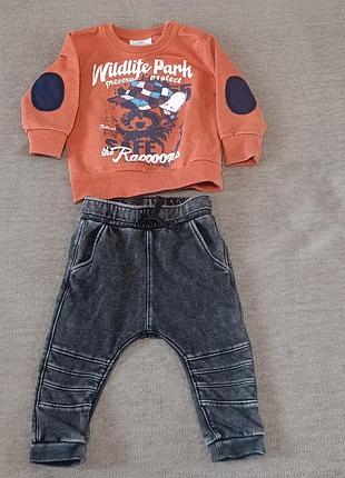 Брюки и свитшот мальчишку 74см