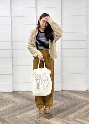 Знижка! остання! сама низька ціна! сумка шопер uniqlo kaws + warhol. унісекс.