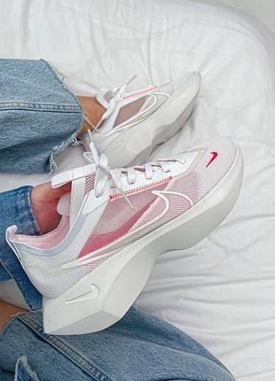 Кроссовки nike vista white red