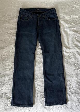 Джинсы мужские синие утепленные armani jeans, размер l