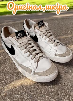 Фірмові жіночі кросівки кеди nike blazer low 77 dc4769-102,в'єтнам,р.40