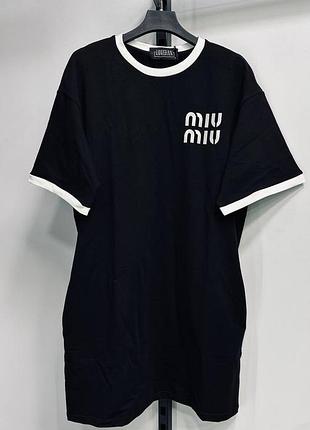 Платье женское miu miu двухнитка на хб основе