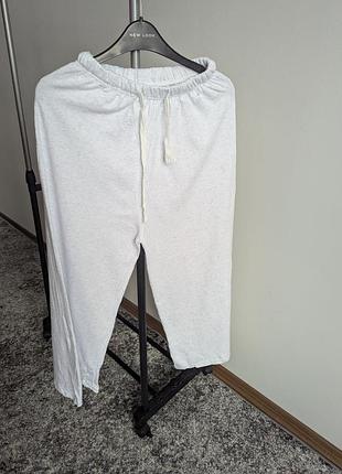 Брюки серые широкие палаццо новые