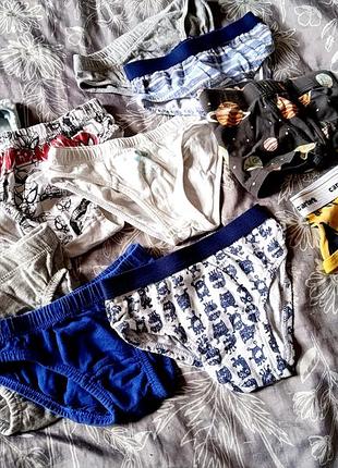 Лот трусики на мальчика 2-3 года