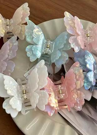 Заколка для волосся з гавайським градієнтом,метелик