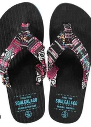 Шлепки вьетнамки soulcal для езды на велосипеде