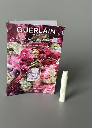 Guerlain rosa verde aqua allegoria пробник 1мл