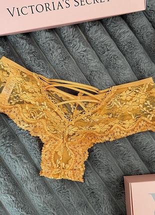 Трусики-чіки жіночі люксові victoria's secret