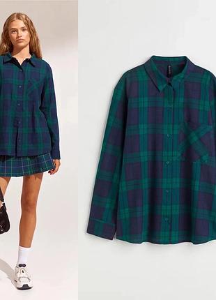 Рубашка байка рубашка блуза женская оригинал h&m