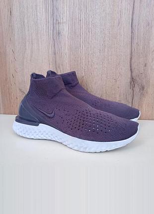 Серые кеды, женские кроссовки, легкие слипоны nike running, лето, р. 39