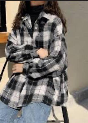 Сорочка плотна в кльітинку трендова