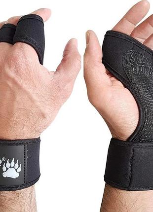 Тренировочные перчатки bear grip c защитой ладони размер xl