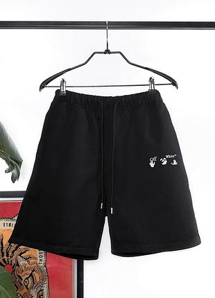 Шорти off white офф вайт чорні