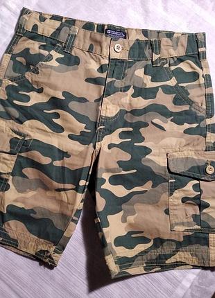 Шорти з принтом камуфляж