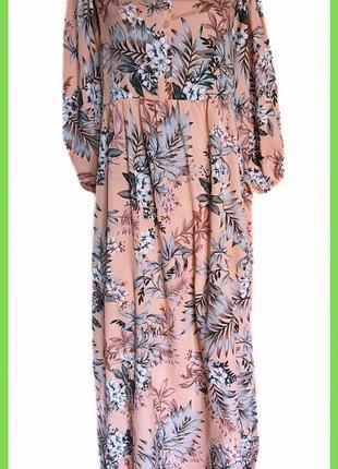 Літня максі сукня довга ellos швеція великий розмір р. 46/48 xl, 2xl