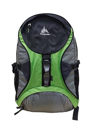 Міський рюкзак onepolar 1056  apple green| 28 л | для міста, подорожей, спорту