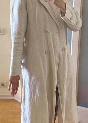 Тренч лляний