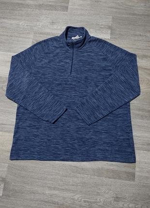 Чоловіча флісова кофта толстовка mountain warehouse розмір 2xl синій