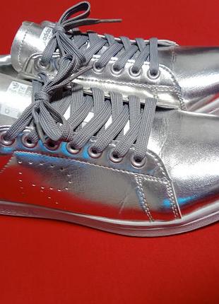 Кросівки унісекс White adidas stan smith metallic fv4300, оригінал, розмір 40, устілки 26 см,індія