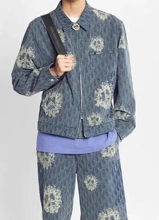 Брендовая ветровка джинсовая унисекс