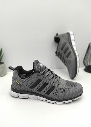 Чоловічі кросівки adidas сітка, дихаюча підошва