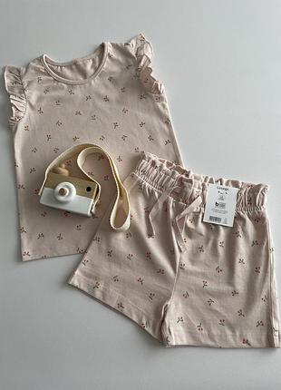 Літній комплект george для дівчинки: майка і шорти