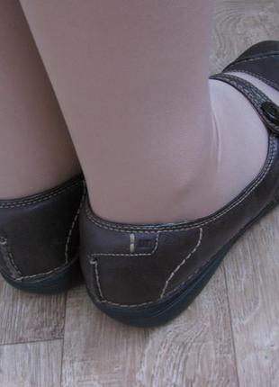 Туфли кожаные супер комфорт фирмы clarks2 фото